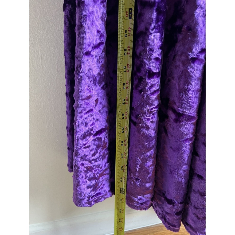 Jeannie Nitro Vintage Purple Velvet Gown Witchy Dress Size Large - Picture 7 of 10